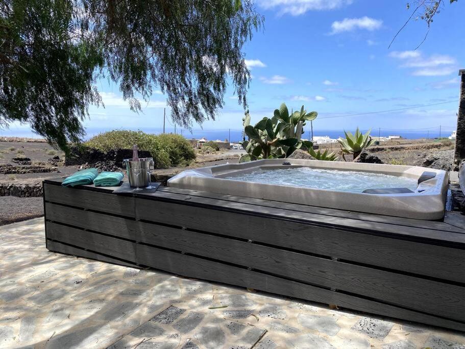 Cosy Finca, Sea Views, Jacuzzi La Asomada  Bagian luar foto